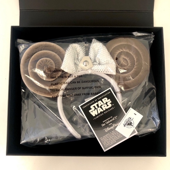 Disney Parks Her Universe Limited Edition Star Wars Princess Leia Ears - Picture 2 of 9